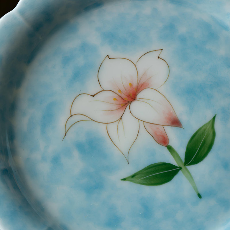 Jade Mud Lily Mouth Pot Tray