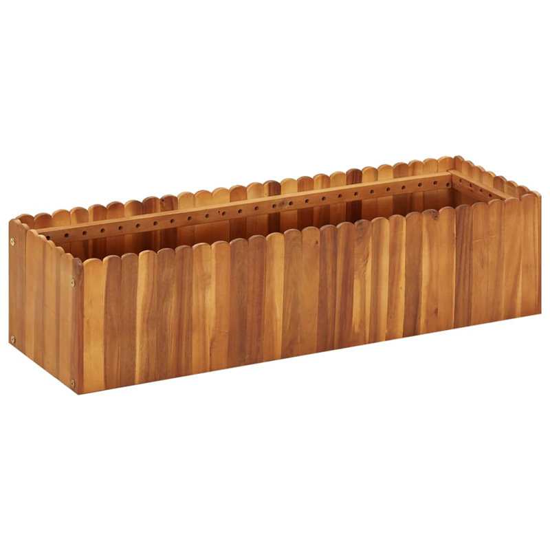 Benton Wood Planter Box, 25 x 100 x 30