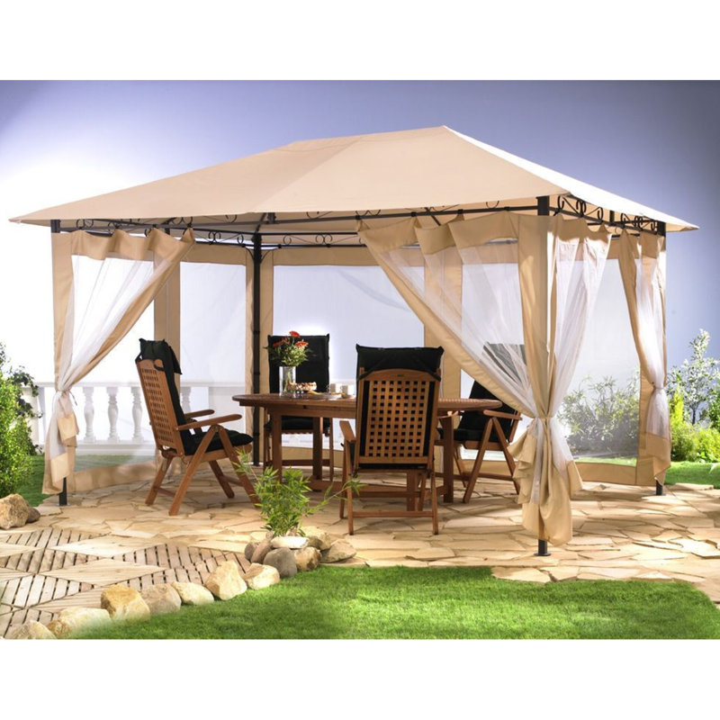 Hall Dakota Fields Plastic Replacement Canopy for Gazebo, Beige