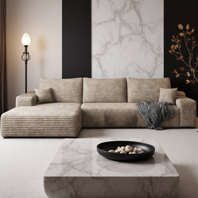 Canapé modulaire en L de Boneless
