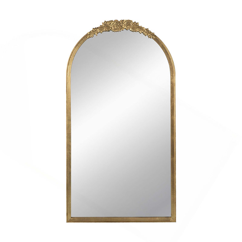 Wood Floor Mirror Full Body Dressing Make Up Mirror With Reinforced Hook For Easy Hanging Makes Space Luxurious High-End