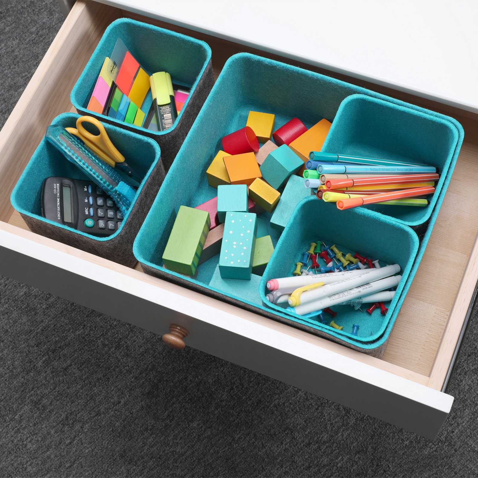 Anadela Organizer Set, Turquoise