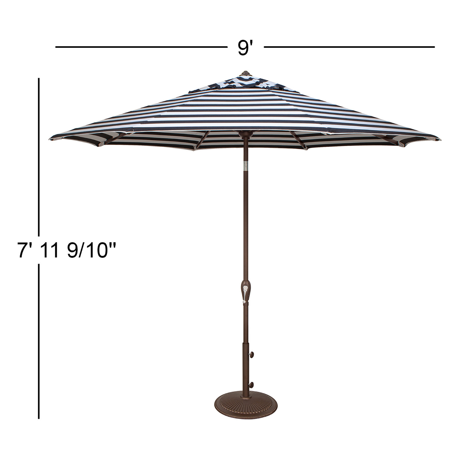 108'' Outdoor Umbrella, Bronze