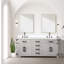 Ensemble de miroirs de salle de bain double 72 po x P 22 po Laurel-82319116-82319119