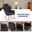 Fauteuil oscillant rembourré-113813269