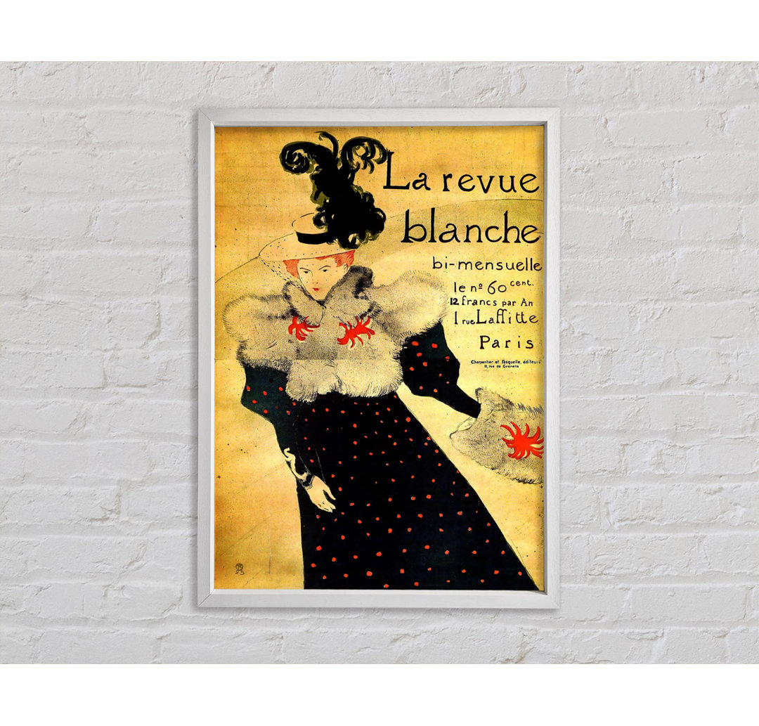 Toulouse Lautrec La Reveu Blanche Gerahmter Druck