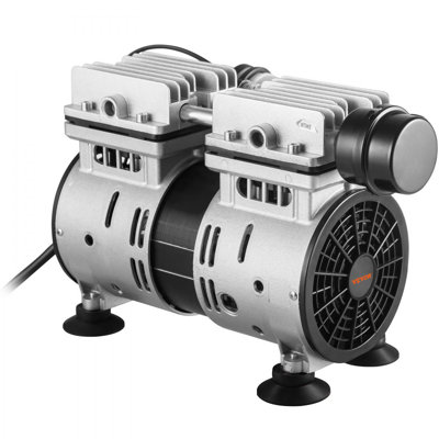 Aerator, 550W Power 5.2CFM for Up to 3 Acre 50' Includes 3/4 HP Compressor & Timer & Valves, Air Compressor for Deep Water Oxygen Circulation, for Pond, Lake, No Diffuser, Black