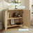 Modern Curved 32" Entryway Accent Cabinet-742523475