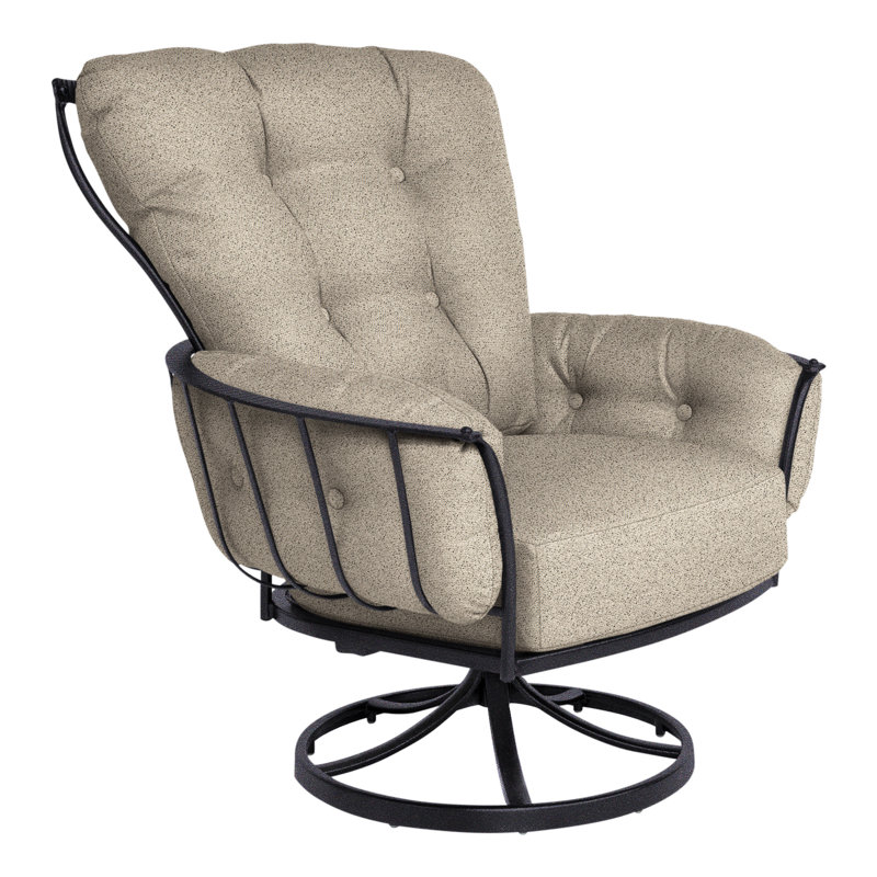 Monterra Outdoor Rocker Chair, Graphite, Surpass Stone