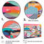 Ensemble de salon mural Billerica - Collages abstraits-108455282-108455284