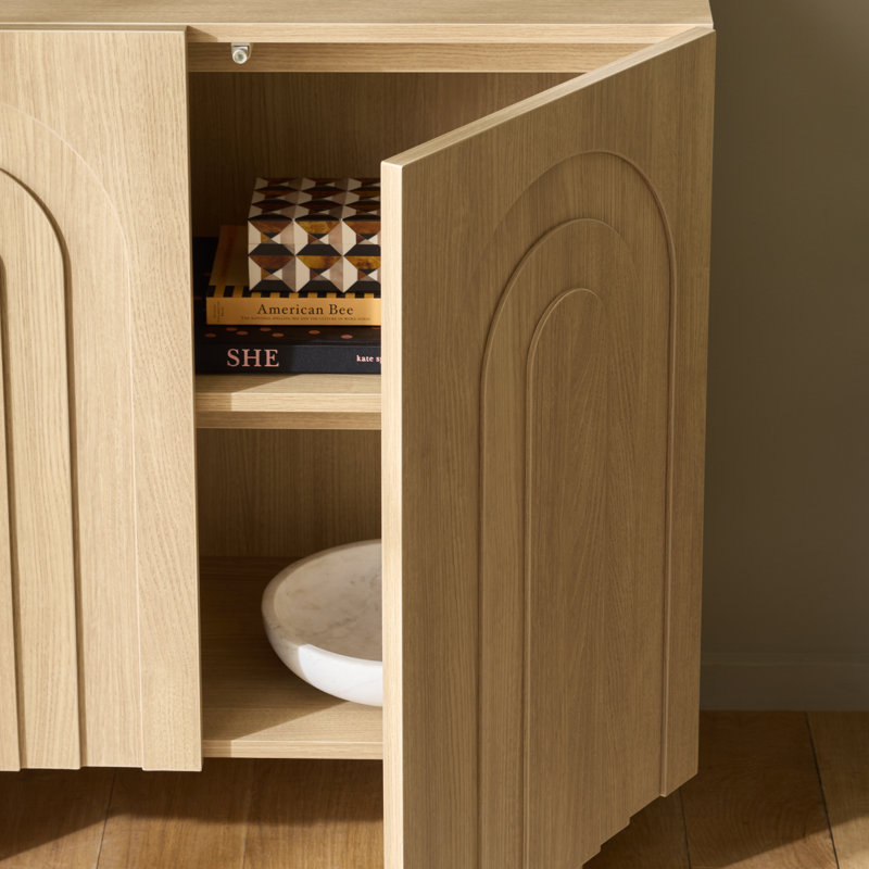 Buffet / meuble multimédia Simi, Naturel