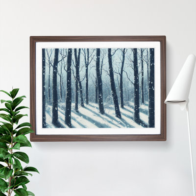 Ingenious Winter Forest - Single Picture Frame Print