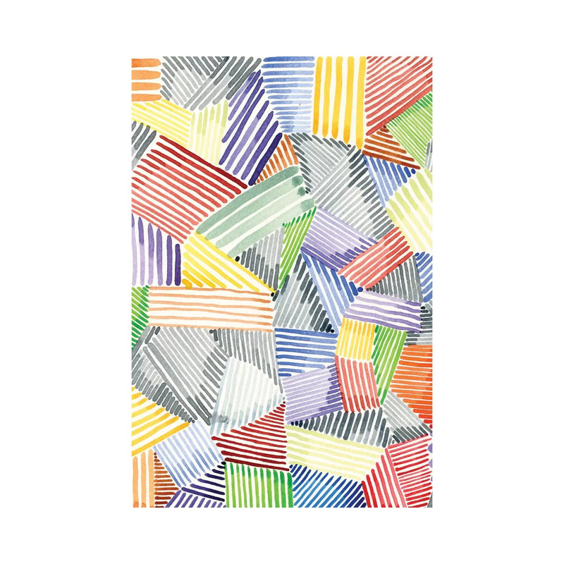 Crosshatch Quilt I by Nikki Galapon - Wrapped Canvas Print, 20.32 cm H x 30.48 cm W