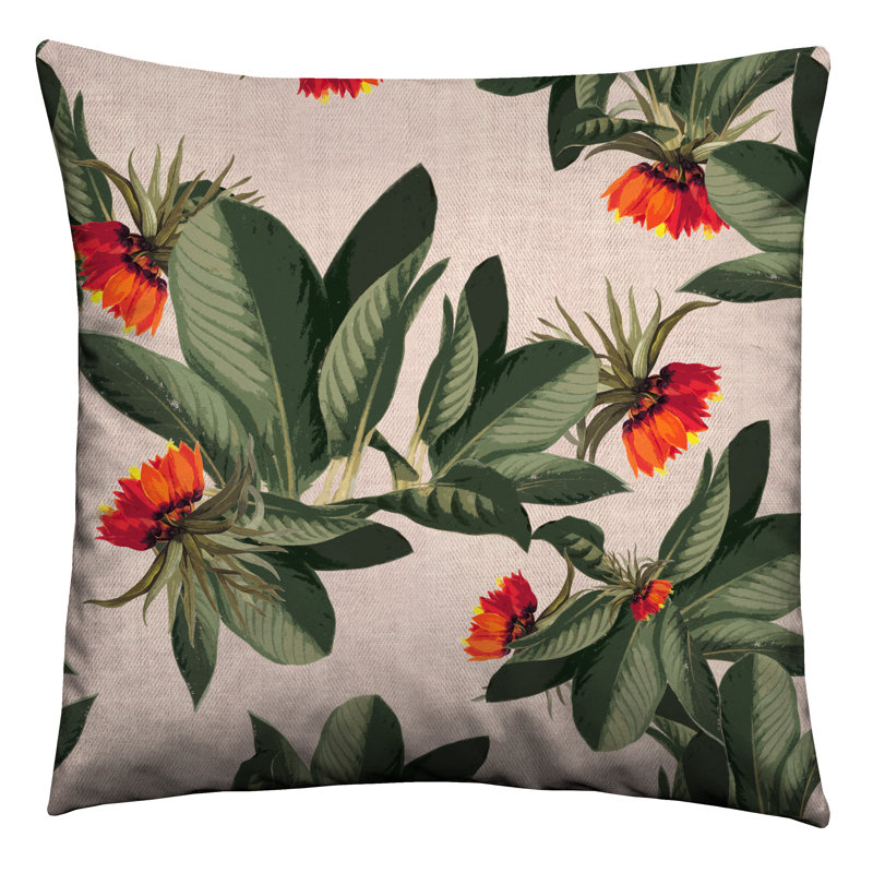 Chalfonte Floral Square Cushion