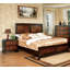 Table de chevet acacia noyer 1pc seulement