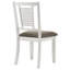 Chaise d'appoint en bois (ensemble de 2)