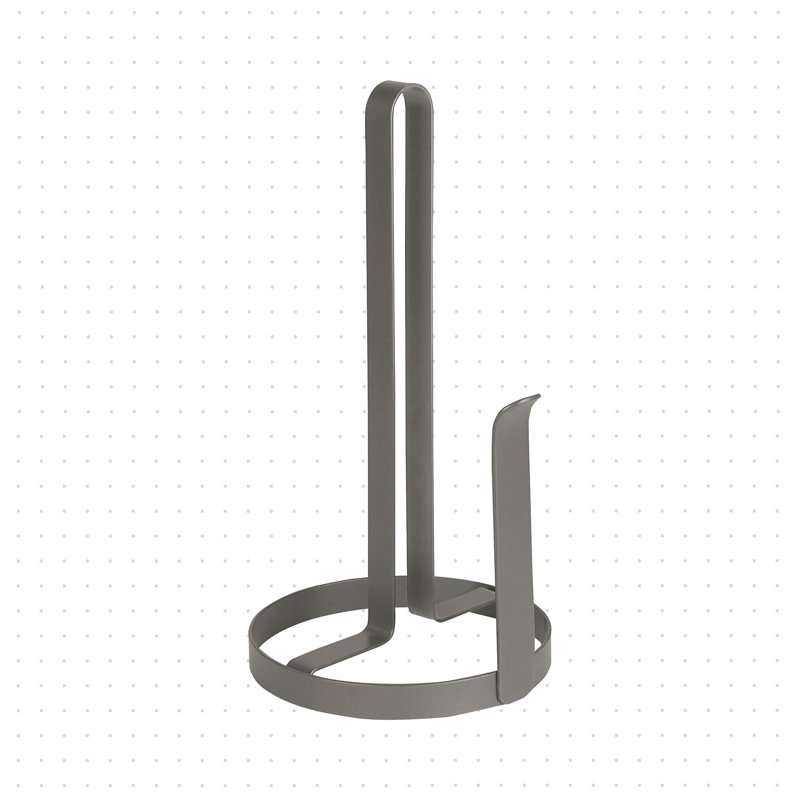 Matera Metal Paper Towel Holder, Gray