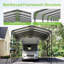 Abri de camping-car en métal 14 po x 35 pi