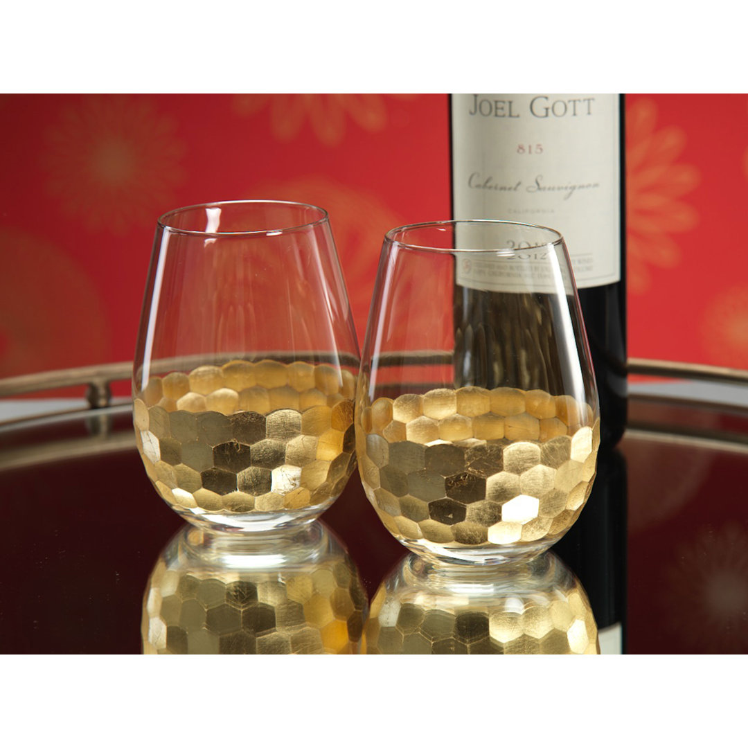 Downer 19 oz. Stemless Wine Glass (Set of 6) Everly Quinn 