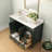 Monolith 48'' Fully Assembled Single Bathroom Vanity with Backsplash-108658052-98796638