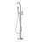 Freestanding Bathtub Faucet, Floor Mount, Freestanding Tub Filler, Shower Mixer Taps, Two Water Modes, 360° Swivel Spout, for Bathing & Showering Pet Bathing Cleaning Drains Toilet Flushing-113054117