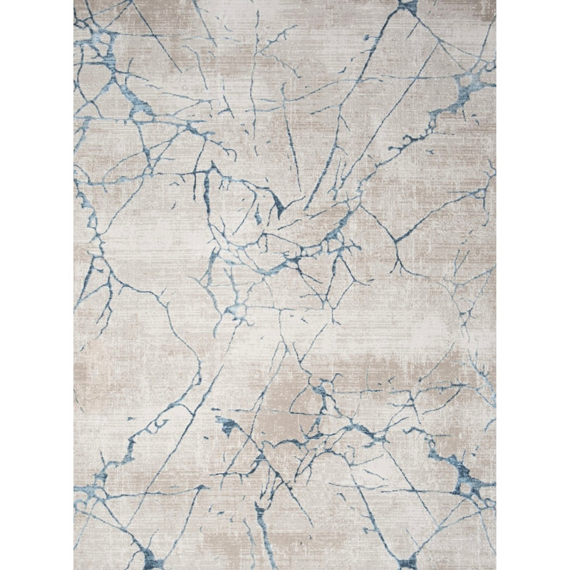 Tapis 2 pi X 3 bleu - aux taches, facile à nettoyer et à teindre pour une maison sécuritaire
