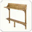 Table de bar en bois Balcon Pratique, durable, élégant, fonctionnel, compact, confortable, chic, polyvalent
