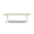 6 Piece Dining Set Contains a Rectangle Dining Room Table with V-Legs and 4 Light Beige Linen Fabric Parson Chairs with a Bench, Multi-Color-398042158
