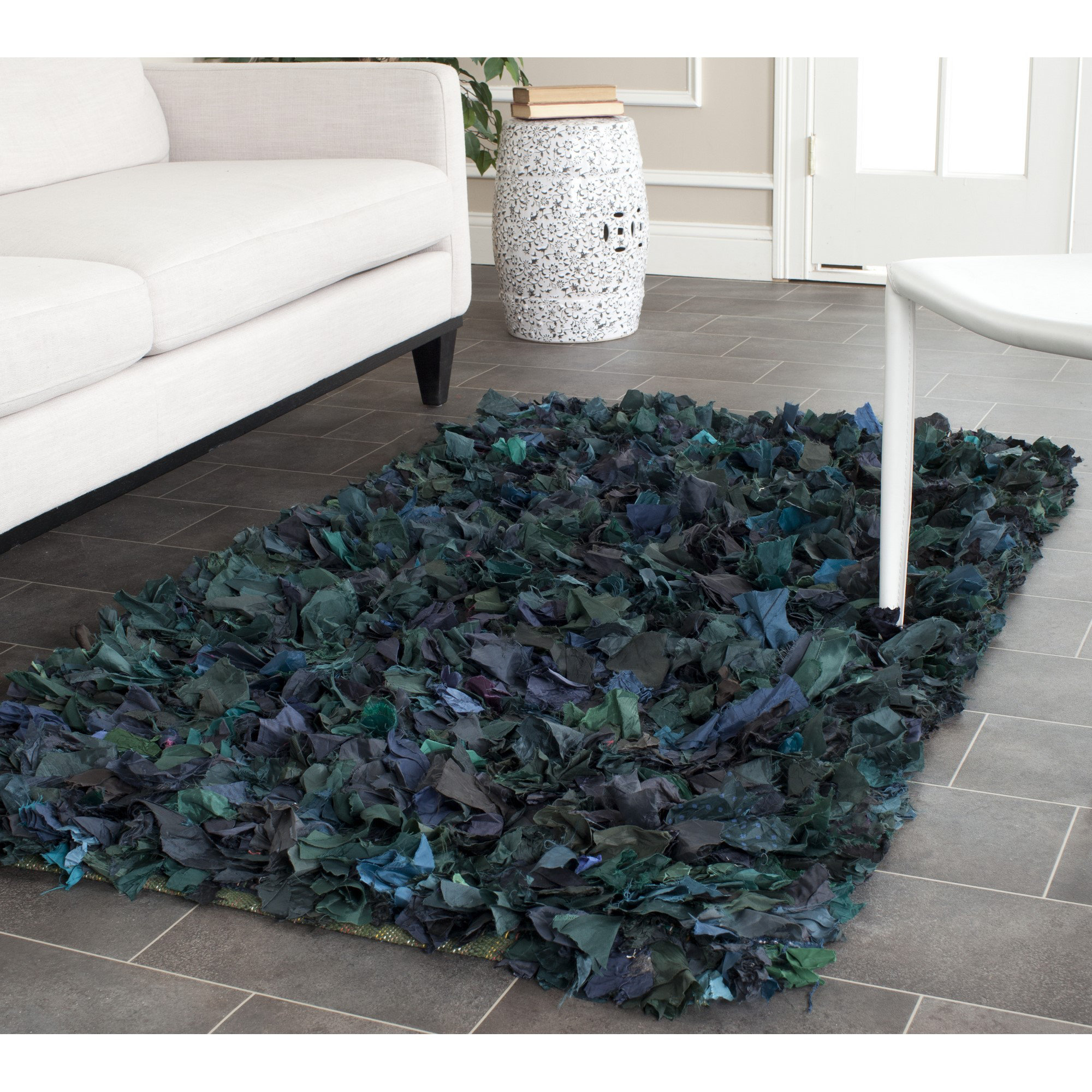 Godsey Shag Hand Woven Performance Rug