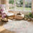 Kaldi Kaldi Oriental Botanical Floral Machine Washable Area Rug with Non-Slip Backing for Living Room, Dining Room, Bedroom-477336297