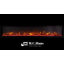 Electric Fireplace Insert Wall Mounted Freestanding Heater Metal Panel With Crystal & Log-1364196088
