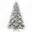 Arbre de Noël 6 pi avec 1100 extrémités, arbre à charnières enneigé réaliste PE + PVC-1184326808