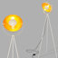Lampe trépied moderne sur pied moderne de 61 po pour restaurant