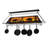 Steel Handcrafted Rectangle Chandelier Pot Rack