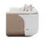 West Kensington Loveseat - Buff/Seal Salt Caramel-1099496990