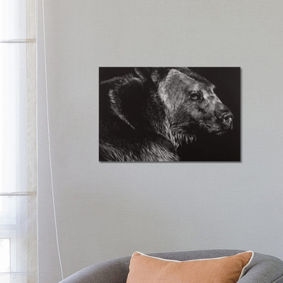 Wild Scratchboard by Julie T. Chapman - Wrapped Canvas Gallery-Wrapped Canvas Giclée