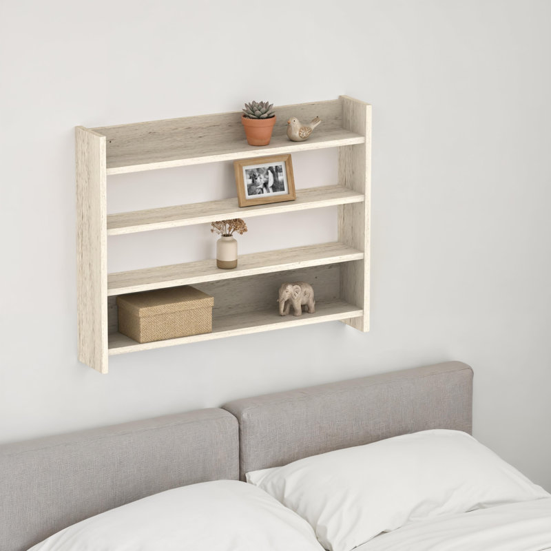 4 Piece Floating Shelf, Oak