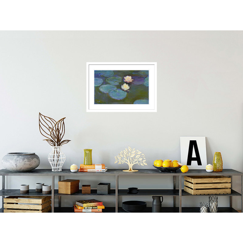 Claude Monet - Estampe numérique encadrée, H 20,82 po x l 29,5 po