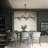 12-light Dimmable Chandelier Modern Chandelier Dining Room Chandelier Linear Chandelier