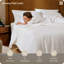 Ensemble de literie de grand lit 100% coton égyptien Gizee, ensemble de literie pour hôtel de luxe pour toutes les saisons (ensemble de 3)-128563292-128563295