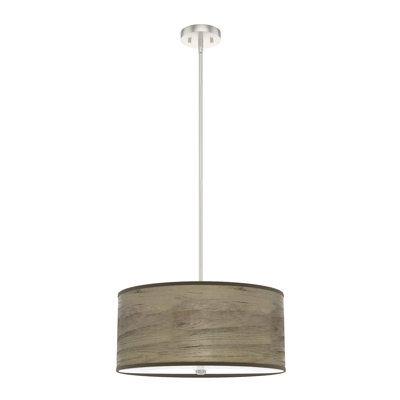 Luminaire suspendu cylindrique à 3 lumières Solhaven