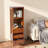 Dinuba Rattan Freestanding Linen Cabinet With Drawers