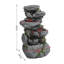 Weather Resistant Rock Fountain with Light