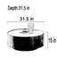 Table basse Mid-Century en noyer Rockboard-1369326551