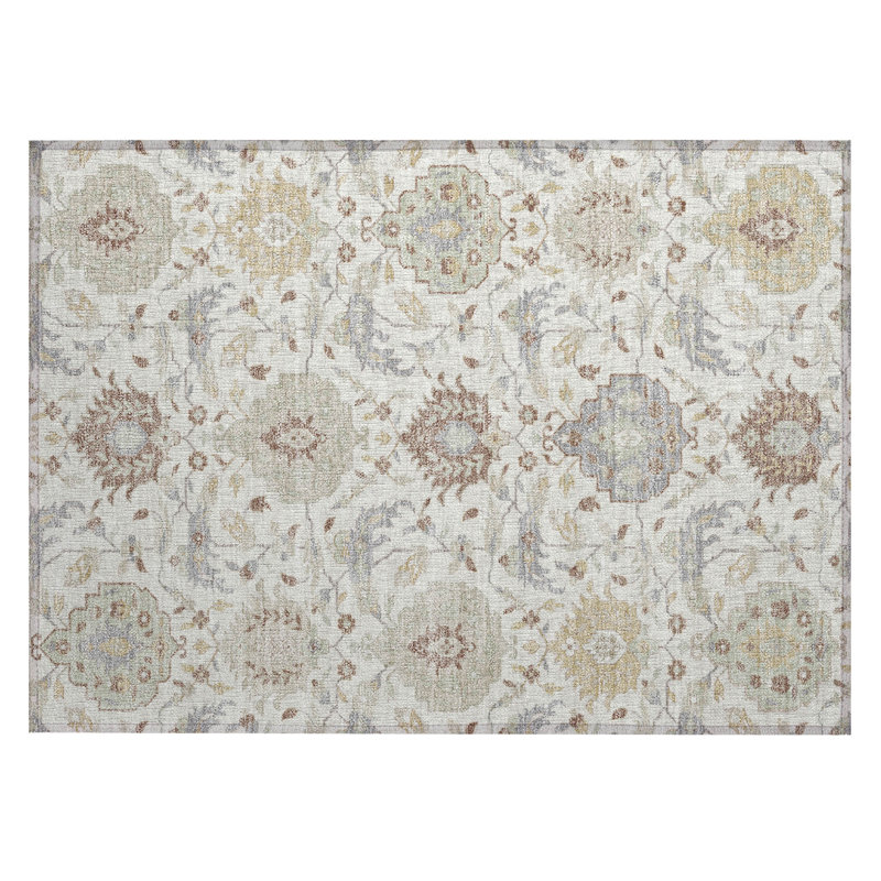  Machine Washable Indoor/Outdoor Chantille ACN1026 Rug, Rectangle 1'8" x 2'6"