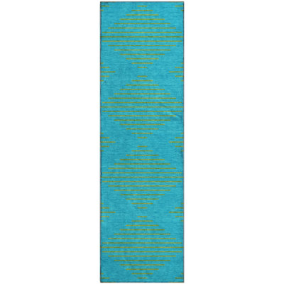 Premium Machine Washable Jahnke AMF1017 Geometric Rug