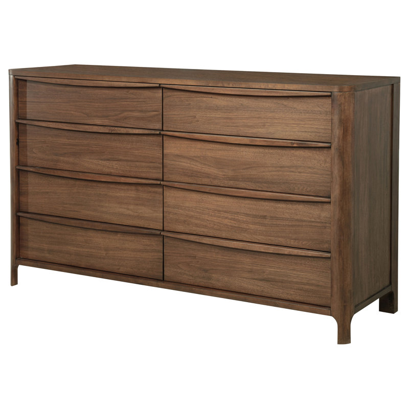 Commode 8 tiroirs Ilythia Noyer