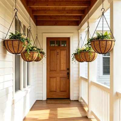 14'' Metal Hanging Planter Baskets