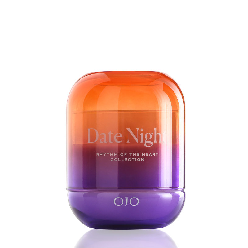 Bougie parfumée Ojo Date Night Plus de 35 heures de combustion durable | Mélange de cire, parfum d'ambiance et cadeau de qualité supérieure pour les journées spéciales
