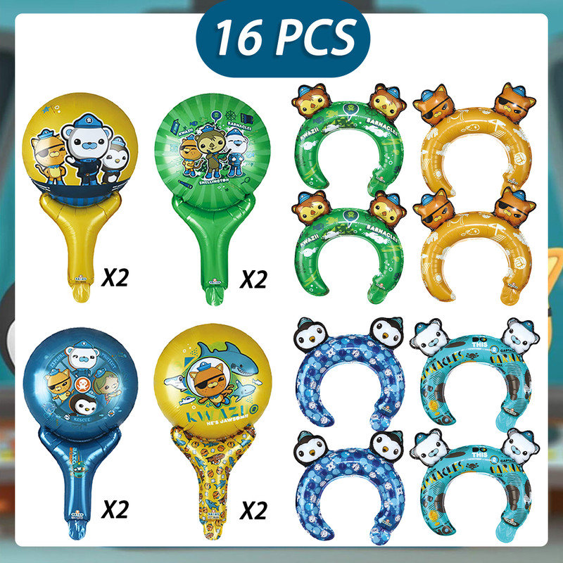 Ballons d'octonautes, 16 pièces de ballons d'octonautes